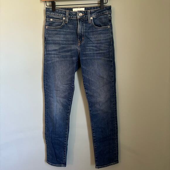 SLVRLAKE Lou Lou Cropped High Rise Slim NWOT Jeans - Picture 2 of 7